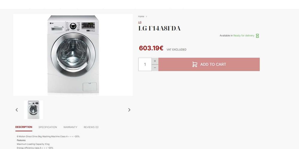 Máquina Lavar LG + Máquina Secar Beko