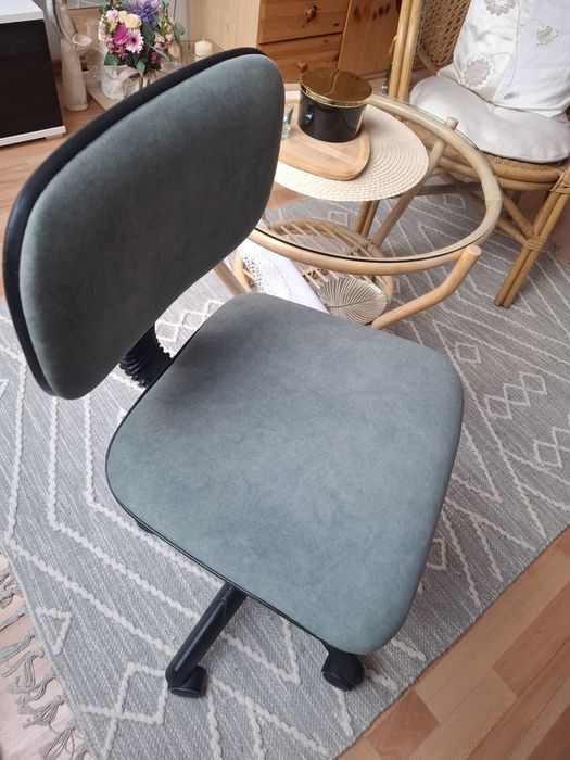 Fotel krzeslo do biurka obrotowe zielone