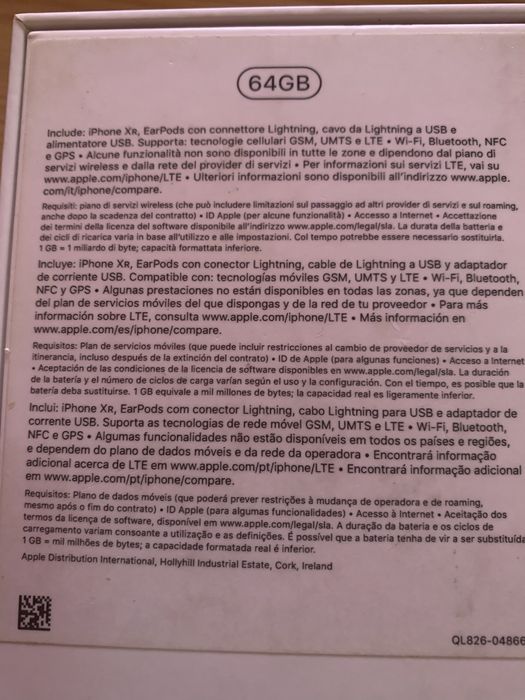 Iphone XR 64gb white