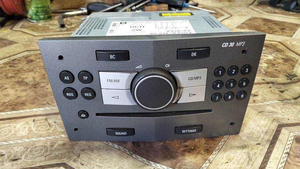 Магнітола CD30MP3 Opel Zafira, Astra, Vectra