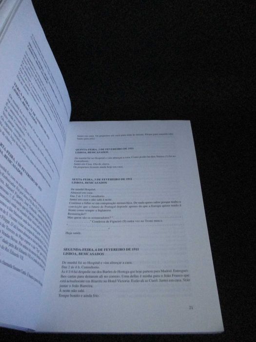 Livro Diário de um Monárquico Professor Thomaz de Mello Breyner (Conde de Mafra)