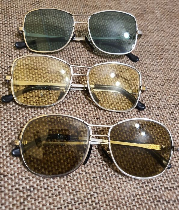 Винтажные очки 80х годов, минеральное стекло,производство ссср