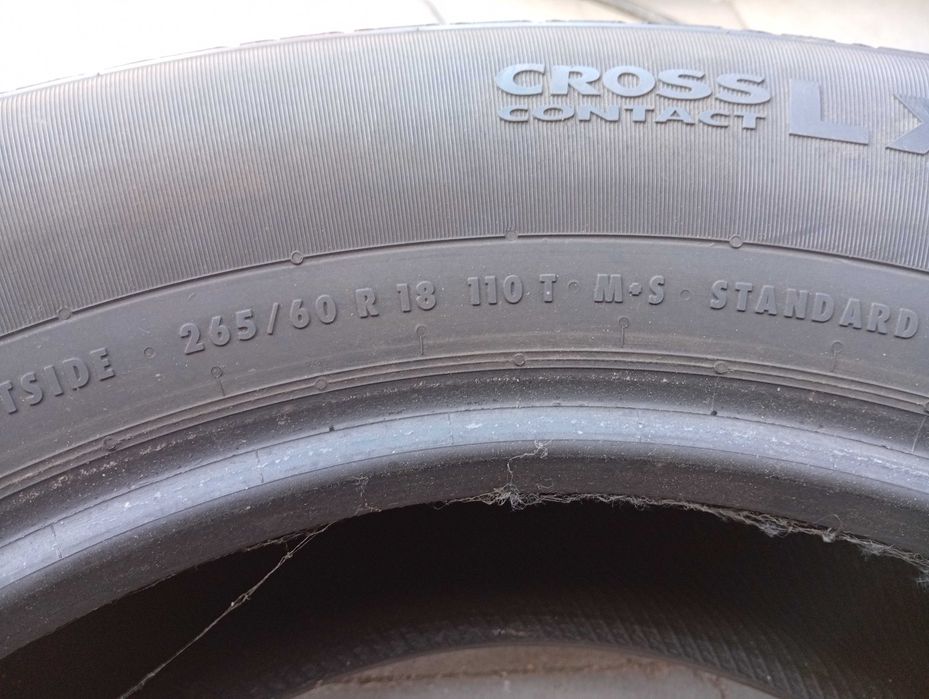 Opony Letnie Continental Crosscontact LX 265/60R18 2017r 4x7-7,6mm