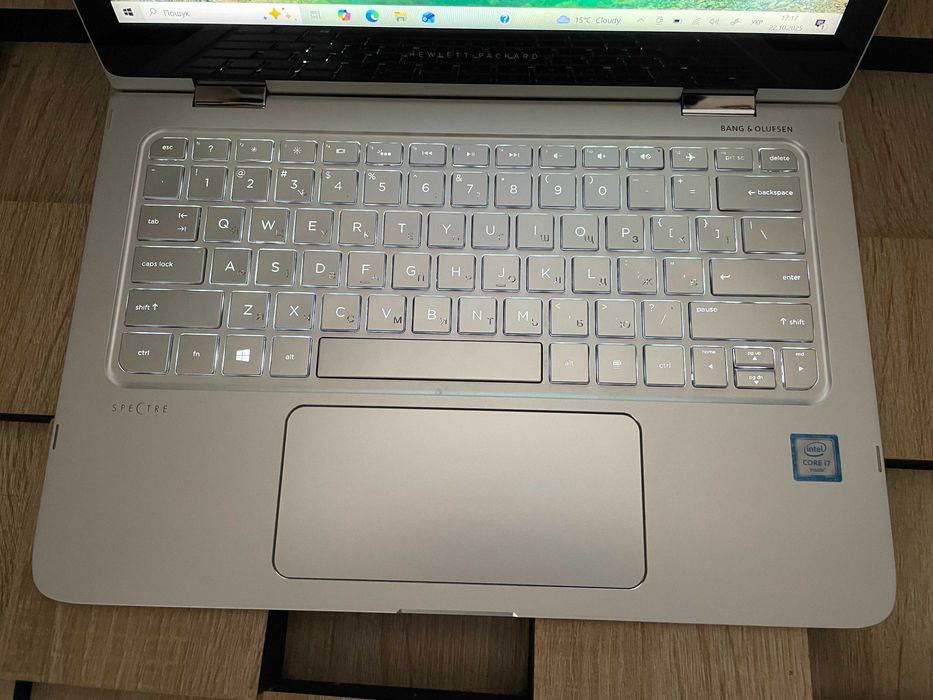 №5381 Ноутбук HP Spectre x360 13-4103dx 13"/i7-6500U/8Gb/SSD256