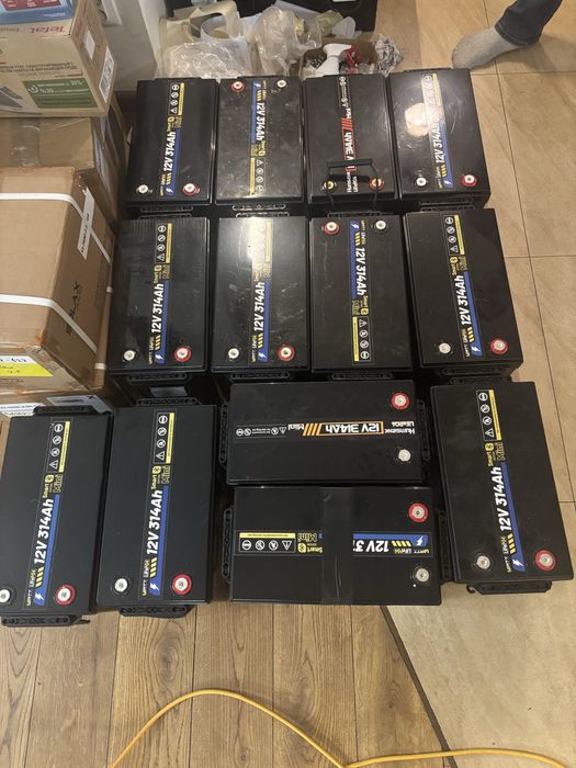 4 x Akumulator 314Ah MINI WattCycle  Smart z BT LiFePO4 12V 314Ah z bms 200A na magazyn 15kWh DIY ne celki