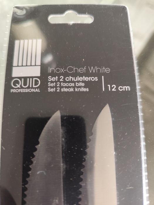 Pack 2 Facas Multiusos Quid Professional Inox Chef White