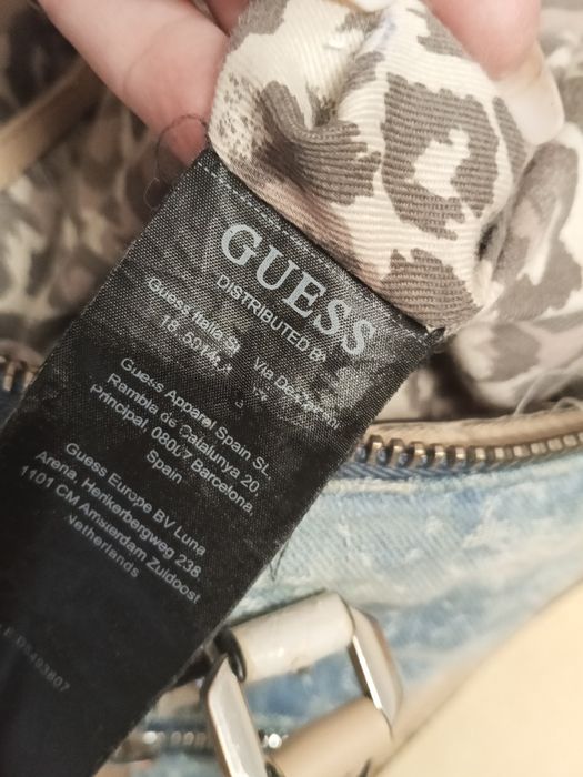 Torebka jeansowe Guess