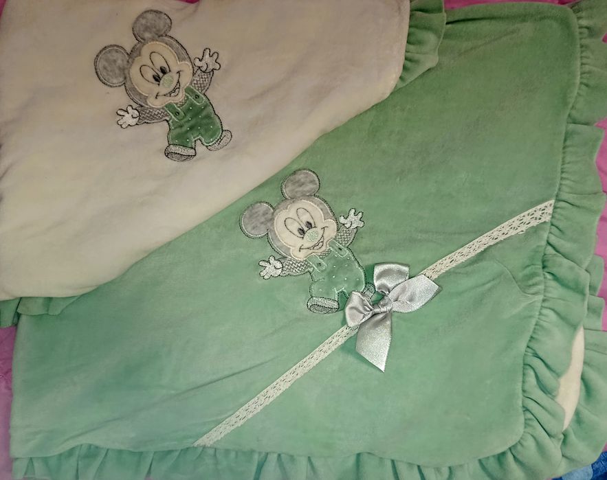 Conjunto babygrow mais mantinha do Mickey
