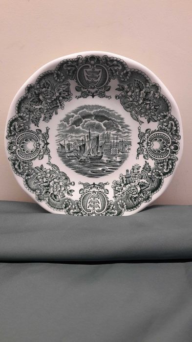 Mały talerzyk zielony Made in England