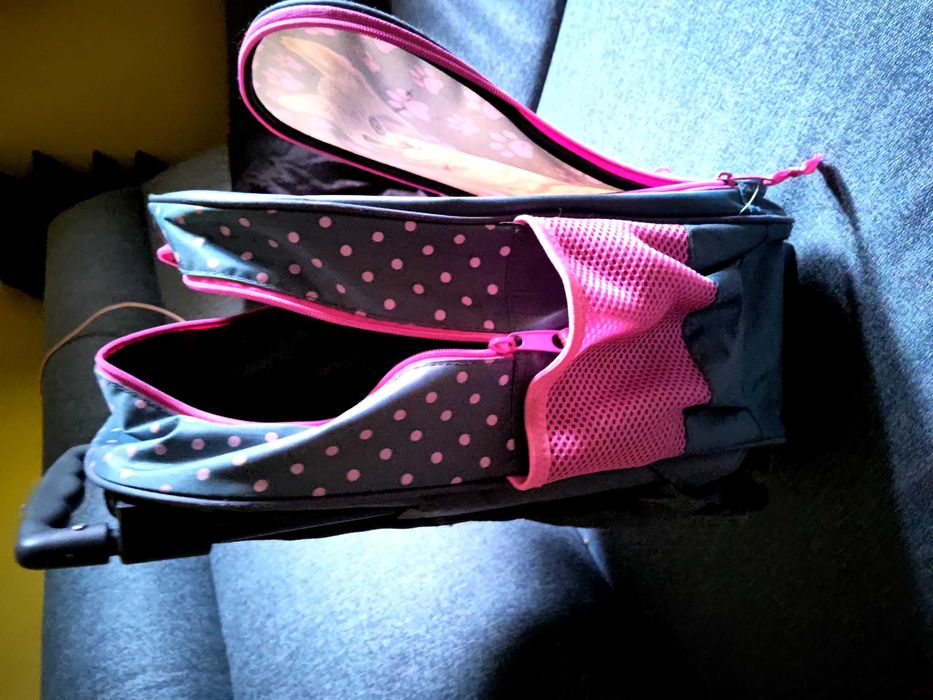 Plecak dla dziewczynki na kółkach