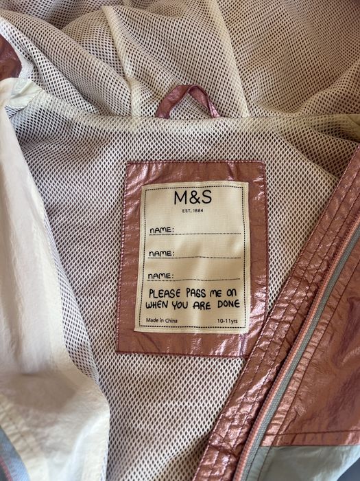 Вітрівка M&S для дівчинки 10-11років