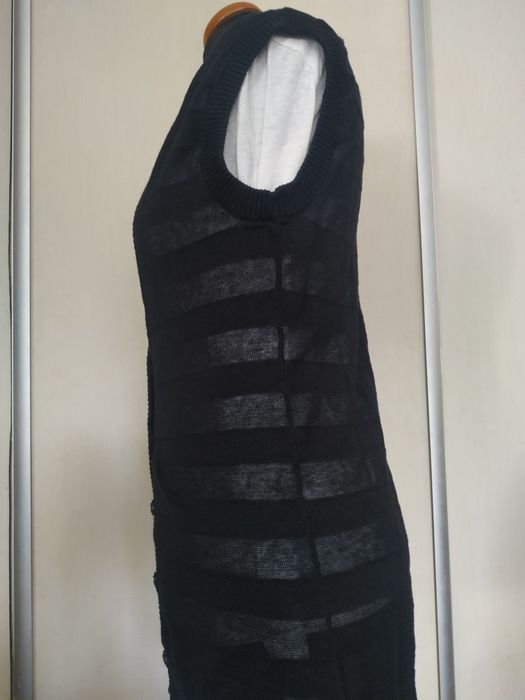 Kamizelka czarna w paski H &M 42