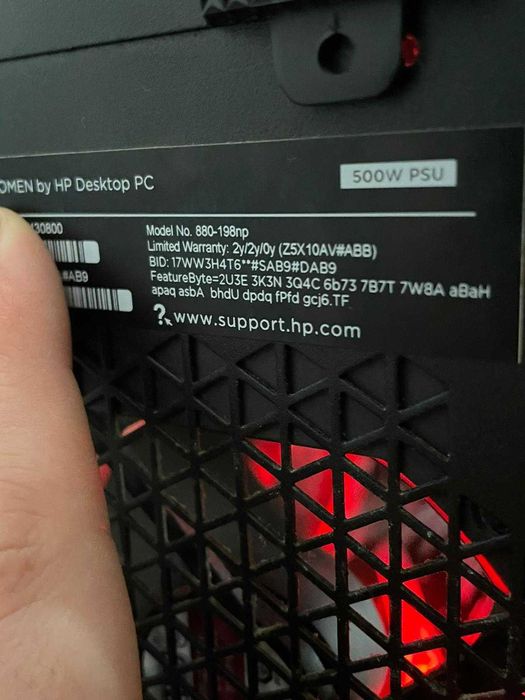 Computador Gaming HP Omen - i7 8700 e RX 570 4GB