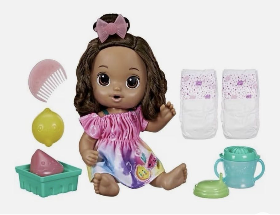 Кукла Baby Alive Fruity Sips Doll кудряшка Lemon