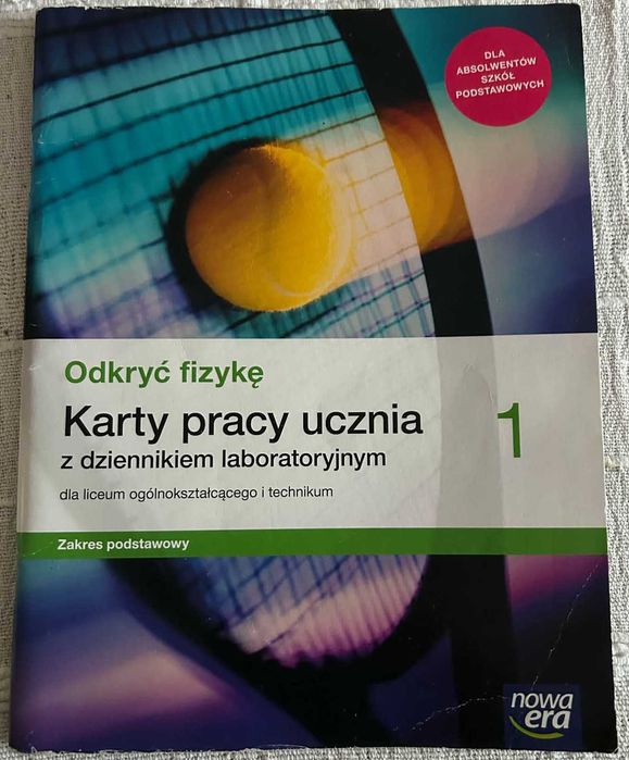 Odkryć fizykę 1, karty pracy, zakres podstawowy, Nowa Era