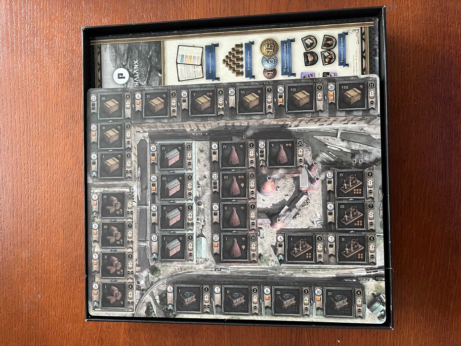 Insert / organizer 3D do gry planszowej Brass: Birmingham Rebel
