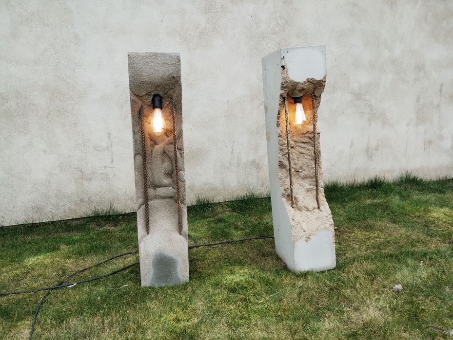 Lampa lampy betonowe loftowe ogrodowe zewnętrzne