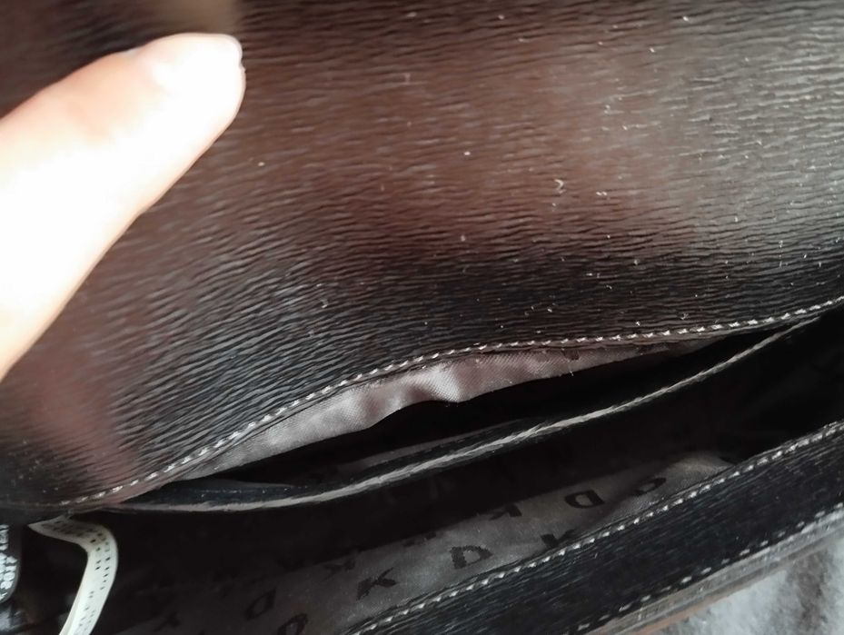 Сумка DKNY саф'янова шкіра