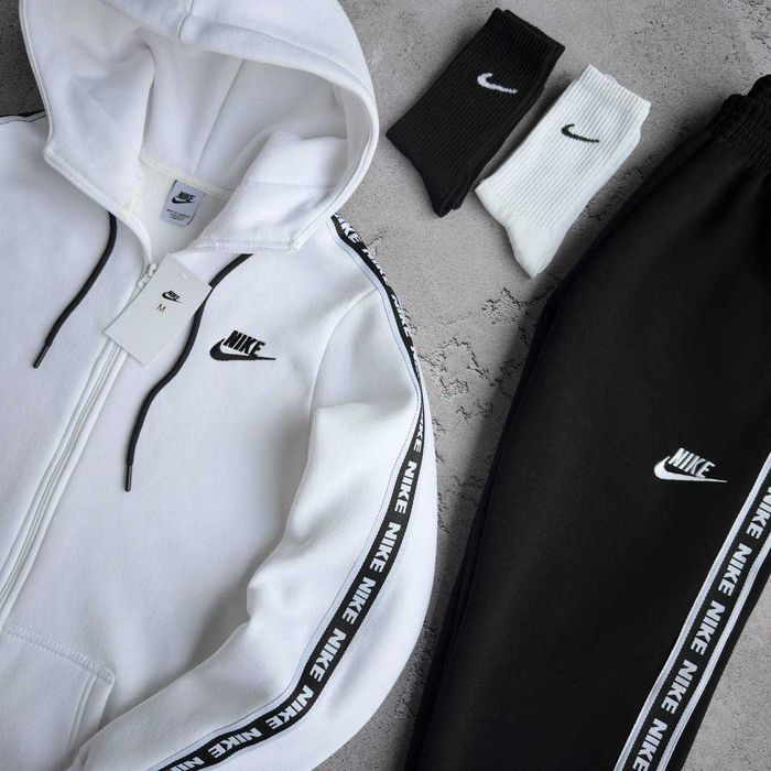 Чоловічий костюм Nike теплий: зіп худі-штани