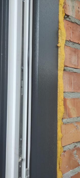 Okna NOWE 2 sztuki 2670x2300 z ruchomym slupkiem Antracyt