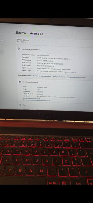 Portatil Acer Nitro 5