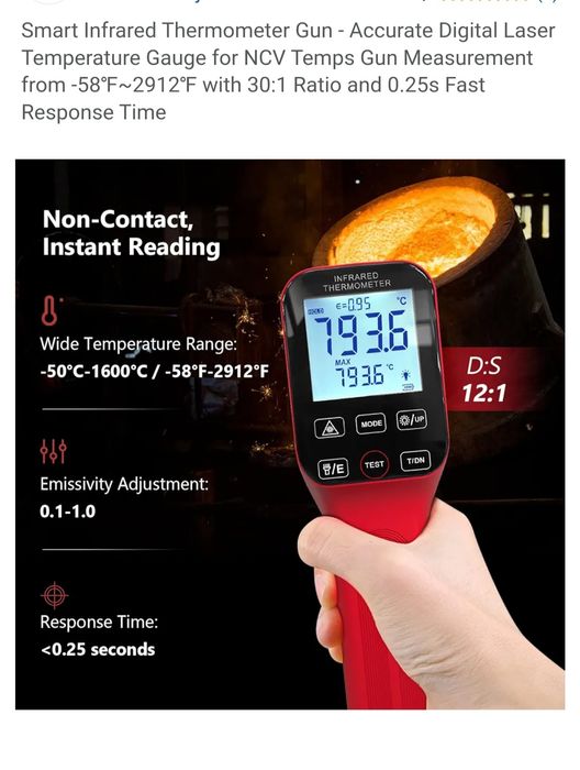 Termómetro infravermelhos