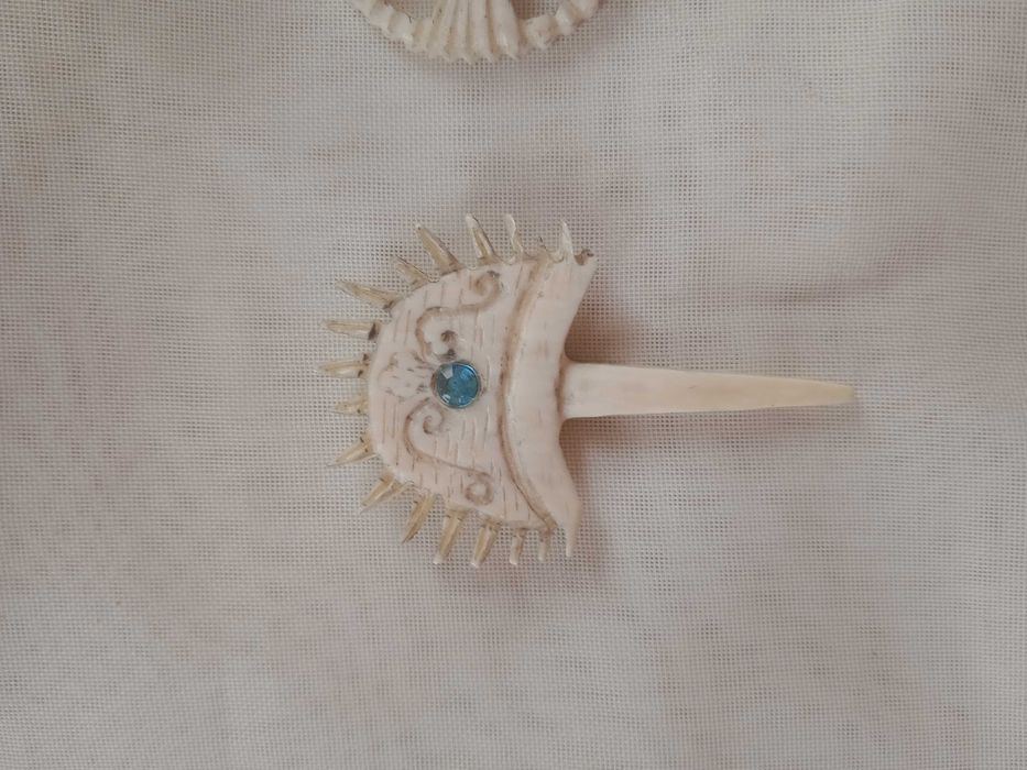 Dois antigos resplendores material nobre santos imagens arte sacra