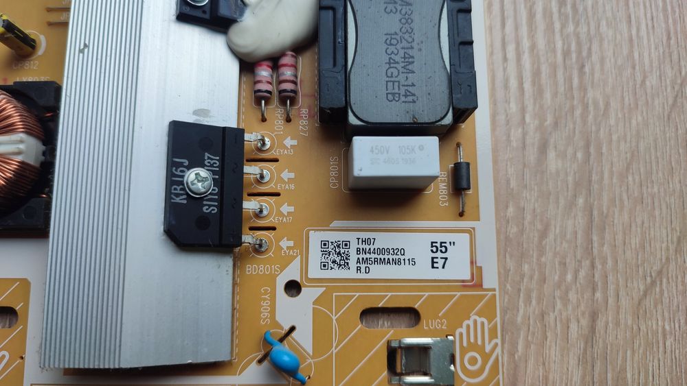 Блок питания  Samsung UE55RU7402 BN4400932Q,S,R, TH07,  55E7