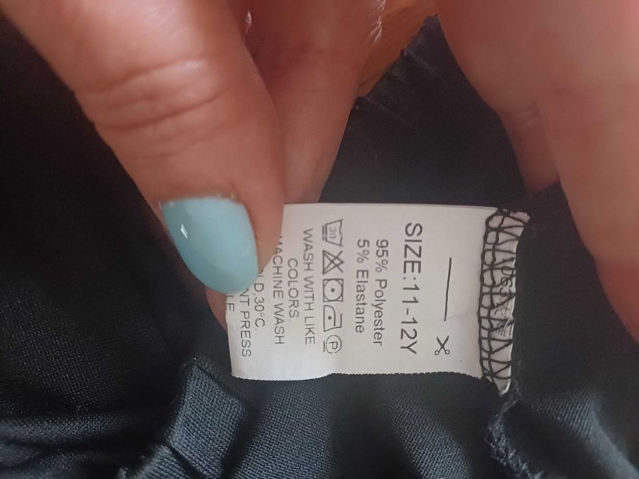 Spodnie typu dzwony dla dziewczynki