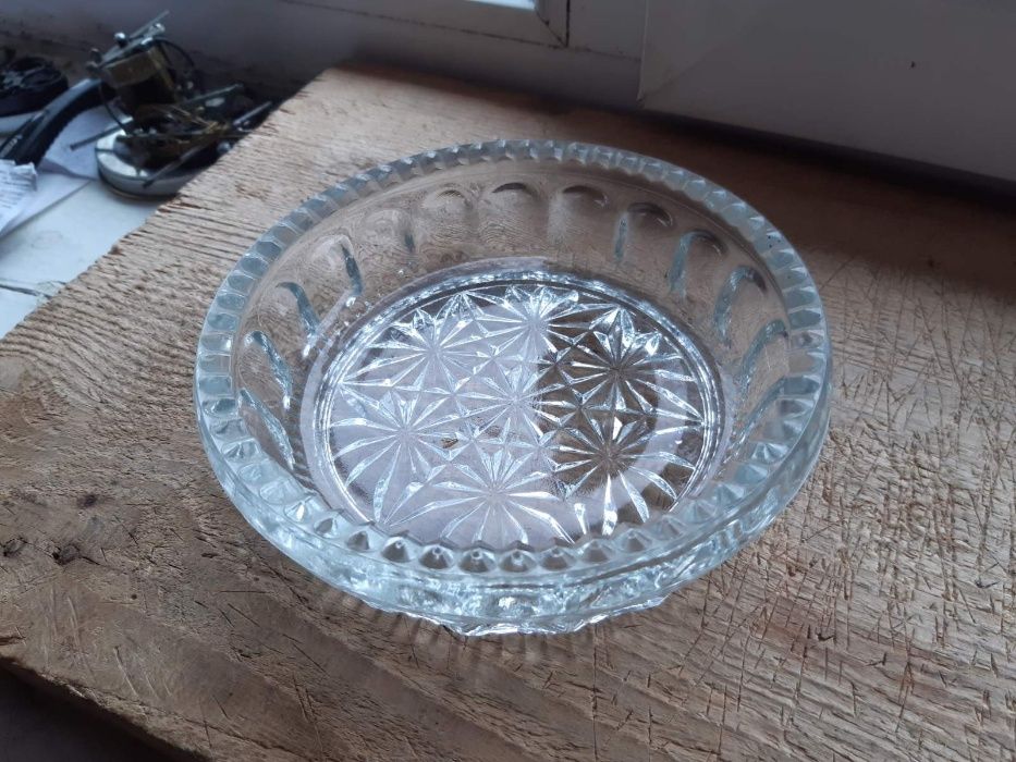 Хрустальная салатница (конфетница) (времен ссср)
