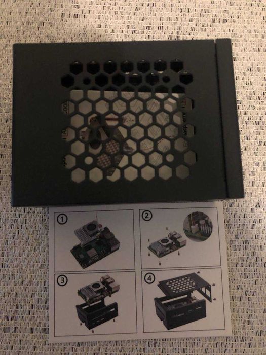 Металевий корпус для Raspberry Pi 5 з кулером НОВИЙ