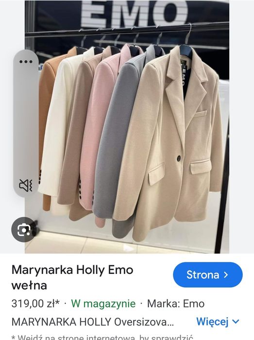 Marynarka oversize Emo Holly