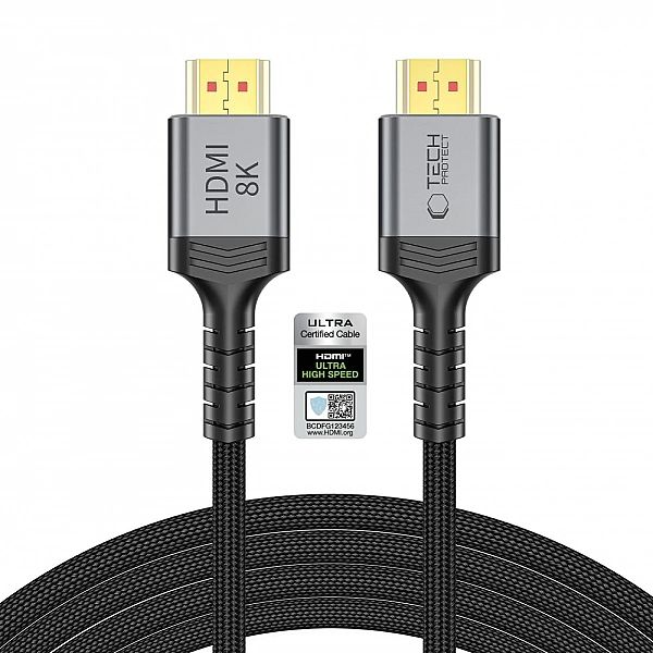 Tech-Protect Ultraboost Cable Hdmi 2.1/4K 120Hz / 8K 60Hz 300Cm Black
