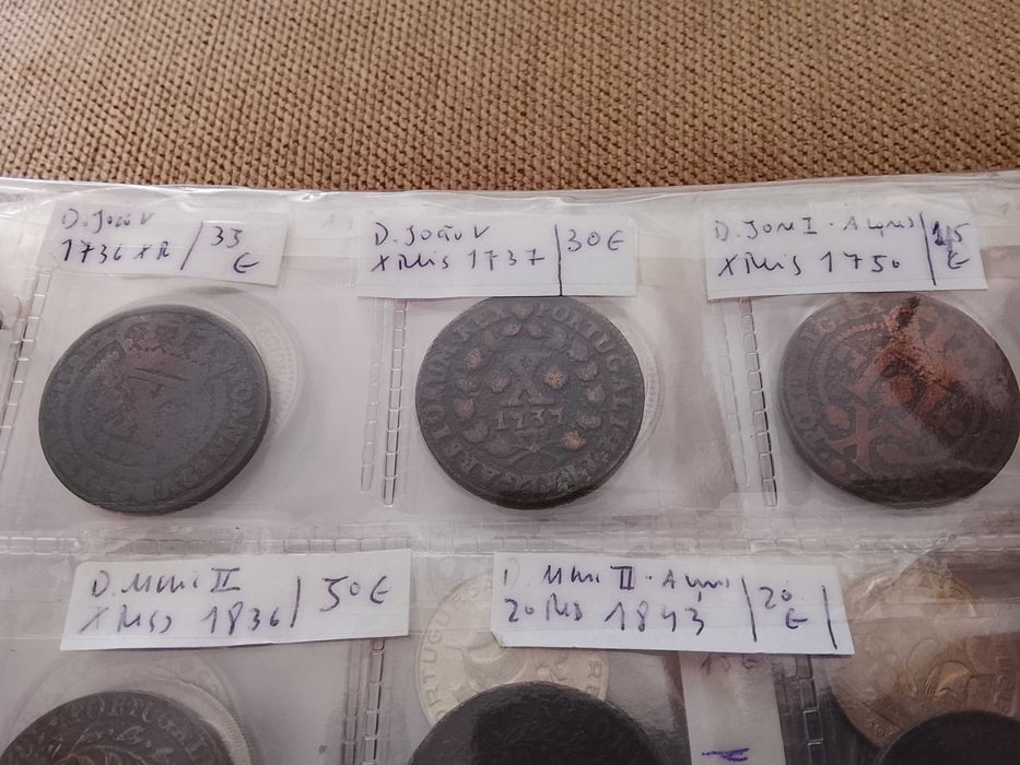 Moedas Monarquia e República