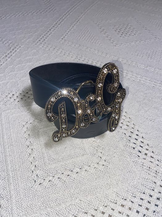 D&G Dolce Gabanna Crystal-Embellished Belt | 105см | дольче габана, ремень
