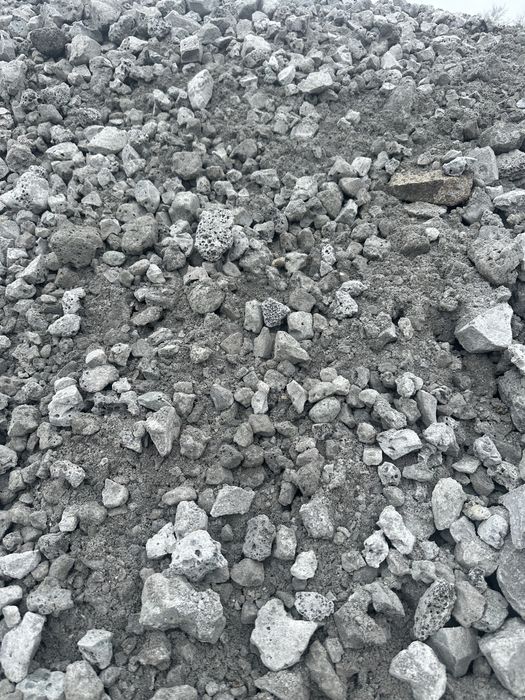 Шлак, отсев, б/у асфальт, б/у щебень, срез