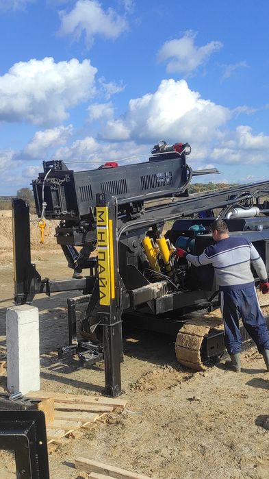 Палі залізобетонні від виробника з установкою