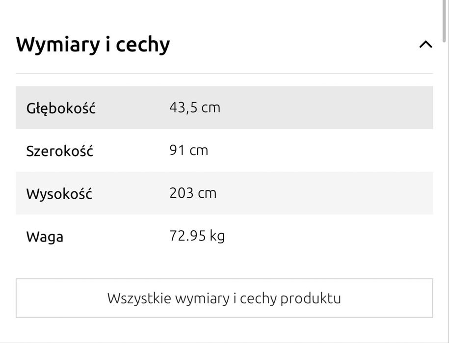 Witryna biała Haga
