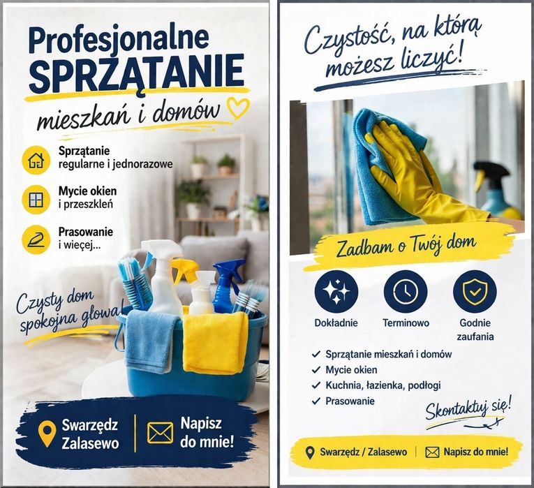 Sprzątanie mieszkań i domów