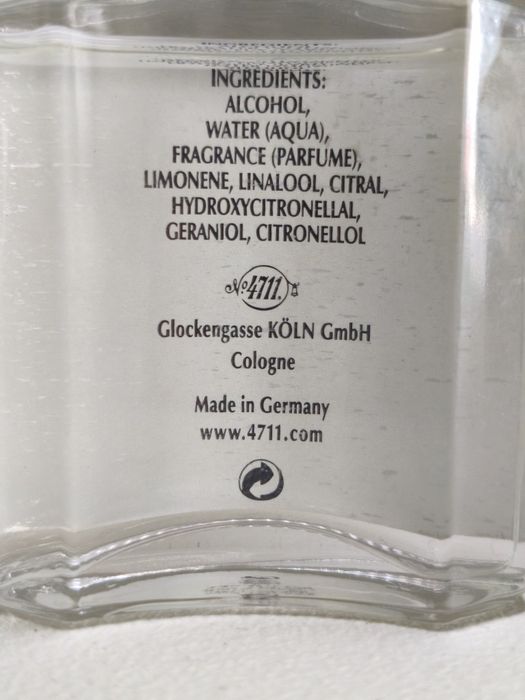 Woda kolońska 4711 Echt Kolnisch Wasser – zestaw 3 flakonów retro