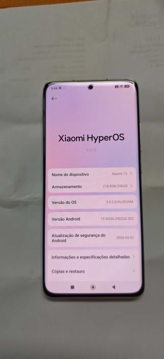 Xiaomi 12 como novo se encontrar 1 risco ofereço o tlm