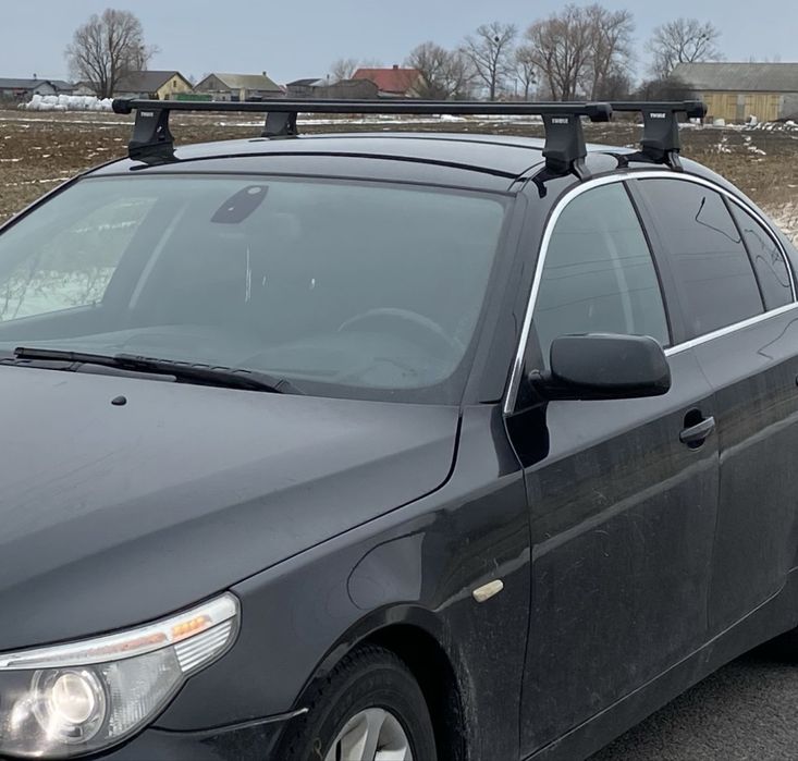 THULE BMW Seria 5 E60 Belki dachowe poprzeczki BMW E60 sedan bez relingów