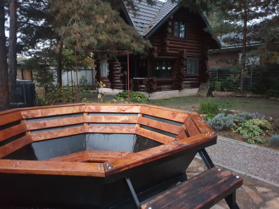 Будинок(зруб),басейн,чан, у лісі,15км від Києва доба дом котедж