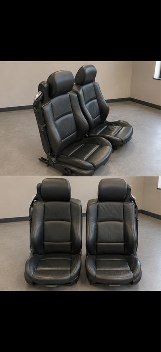 BMW E93 E92 fotele skórzane elektryczne pamięć komplet 2 szt.