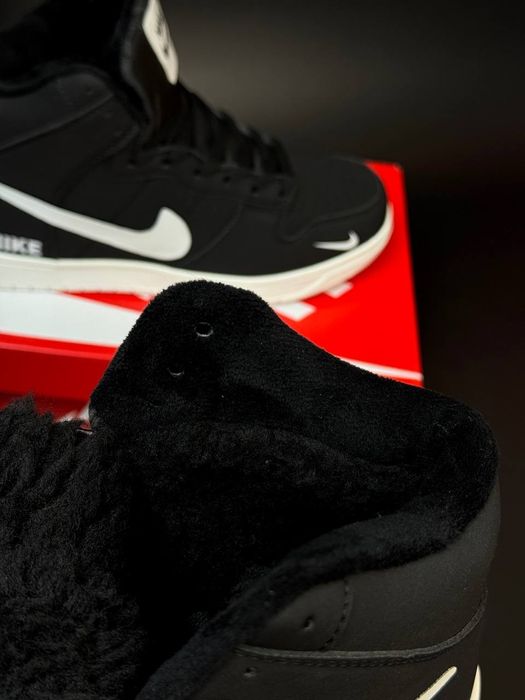 Мужские кроссовки Nike Черные зимние кросівки чоловічі Найк