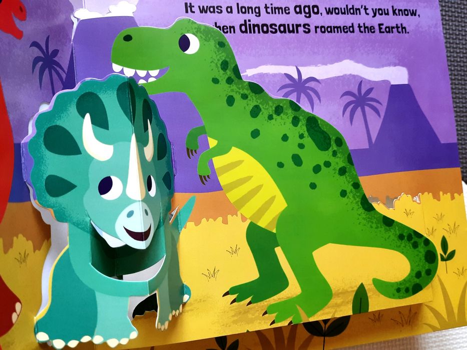 OUTLET Dinosaurs Roar! pop-up książeczka po angielsku dinozaury