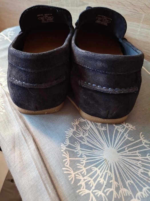 Mokasyny męskie granatowe