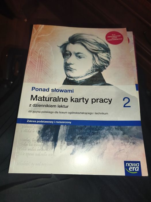 Maturalne karty pracy z dziennikiem lektur ponad słowami 2