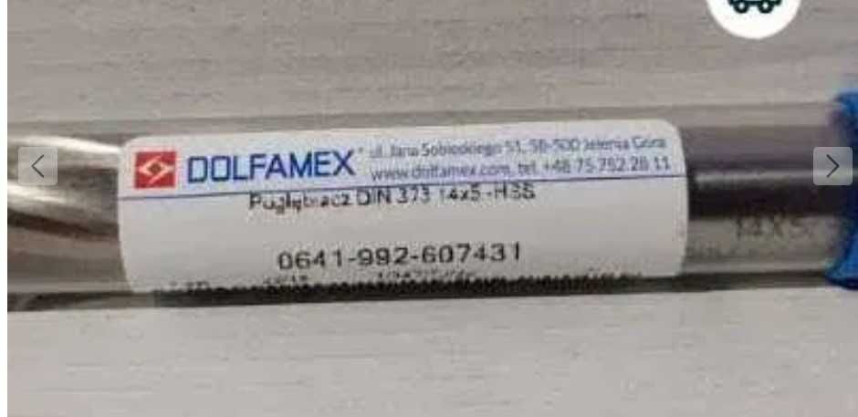 Pogłębiacz walcowo-czołowy DIN 373 - 14X5 - HSS Dolfamex