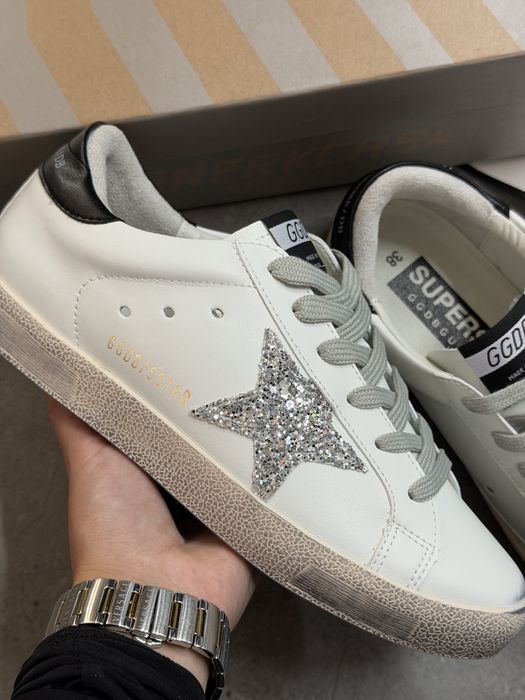 Кеди golden goose білі 37,38 голден гуси